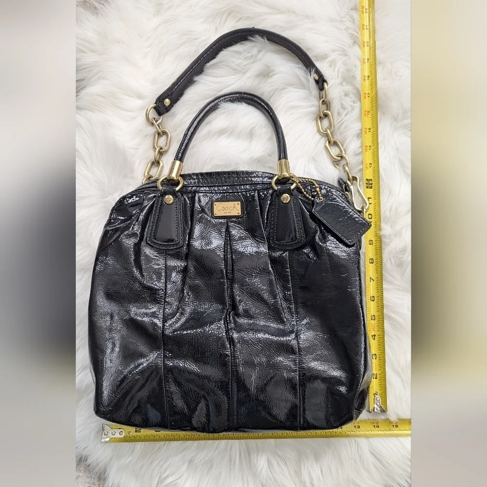COACH Kristen satchel bag With Coach New York Drawstring Dust Storage Cover
